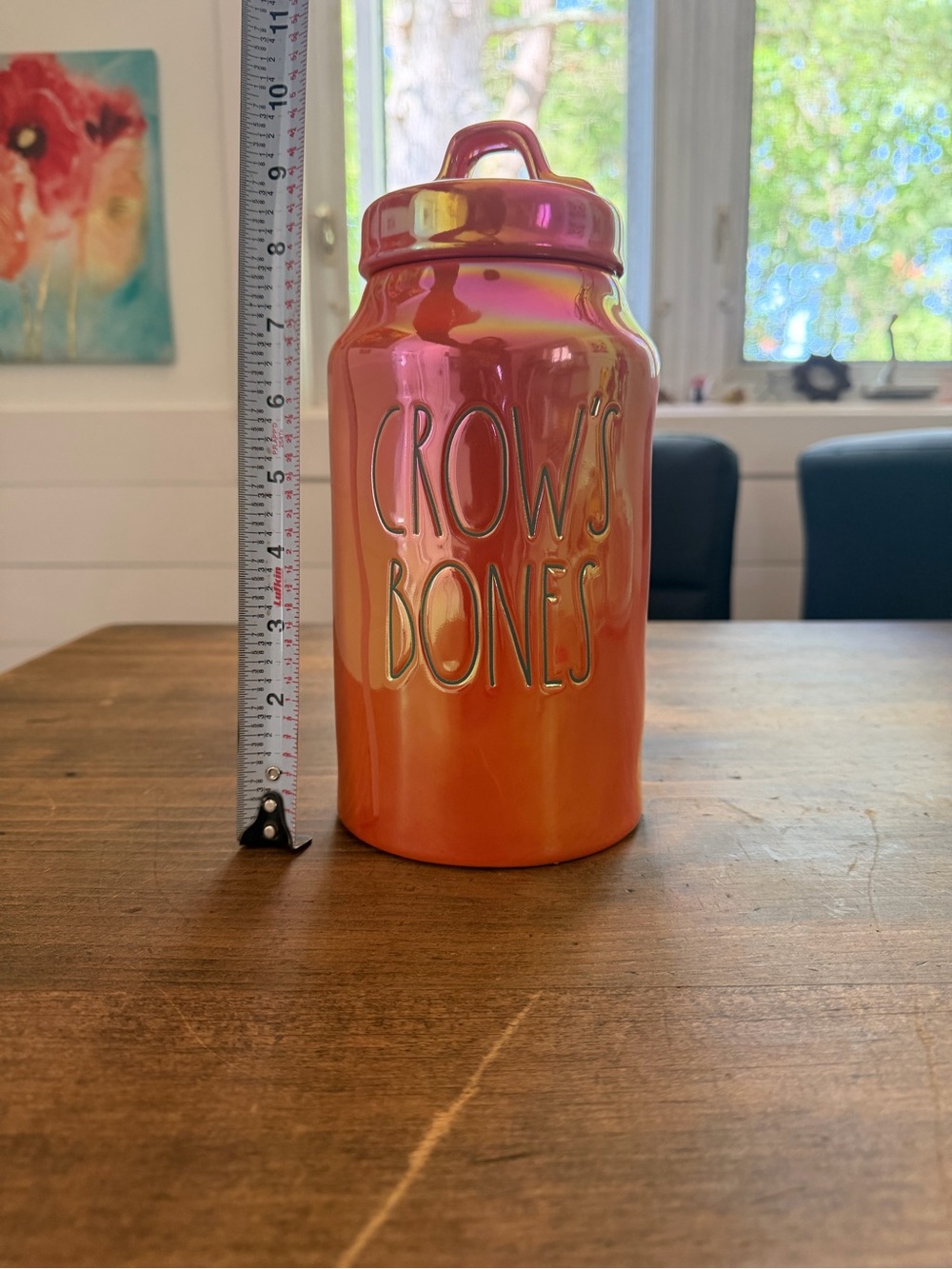 Rae Dunn Crows Bones canister - Picture 2 of 12